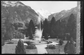 Interlaken, Kurgarten und Jungfrau