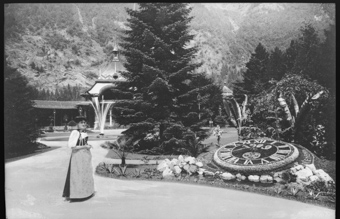 Interlaken, Kursaal, Blumenuhr