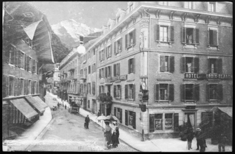 Interlaken, Hôtel Kreuz und Jungfraustrasse