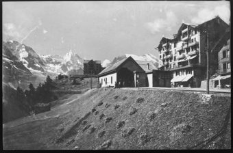 Mürren, Hôtel Eiger, Grosshorn, Breithorn, Tschingel- und Gspaltenhorn