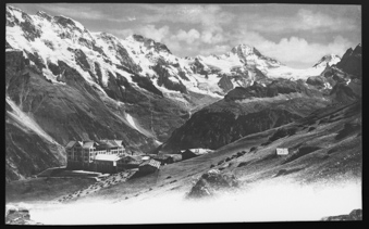 Mürren, Hôtel des Alpes, Mittag-, Gross-, Breit- und Tschingelhorn