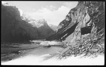 Unbekannte Alpinlandschaft, vermutlich Grimselgebiet