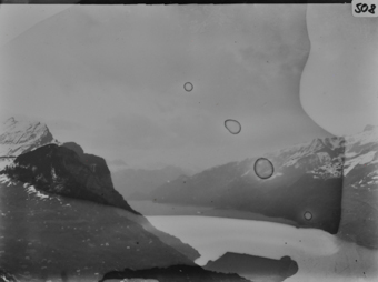 Ansicht See und Berge