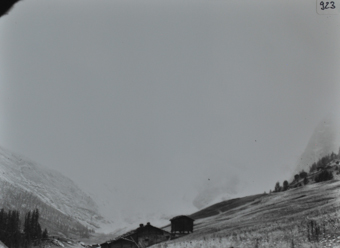 Landschaftsaufnahme von Saas-Fee