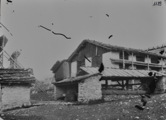 Bauernhaus und Stall