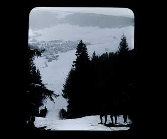 Sainte Croix. Concours de saut en skis