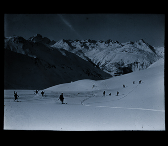 Skifelder bei Samaden