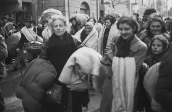 Spanische Flüchtlinge in Le Perthus