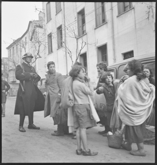 Spanische Flüchtlinge in Le Perthus