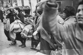 Spanische Flüchtlinge in Le Perthus