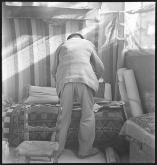 Aristide Maillol in seinem Atelier in Banyuls-sur-Mer, Südfrankreich [gehört zur Reportage «Aristide Maillol», in: Schweizer Illustrierte Zeitung, 1. April 1942]
