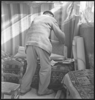 Aristide Maillol in seinem Atelier in Banyuls-sur-Mer, Südfrankreich [gehört zur Reportage «Aristide Maillol», in: Schweizer Illustrierte Zeitung, 1. April 1942]