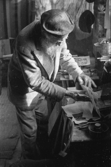 Der französische Bildhauer Aristide Maillol (1861-1944)