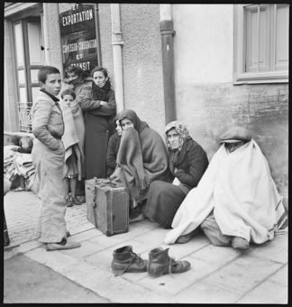 Spanische Flüchtlinge in Le Perthus