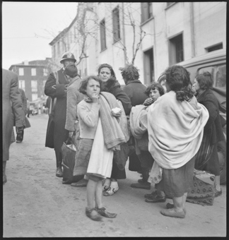 Spanische Flüchtlinge in Le Perthus