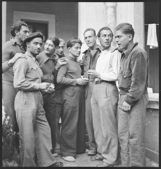 Spanischer Bürgerkrieg, Rückführung von  Militärpersonen [abgebildet in der Reportage «Die Schweizer Kämpfer der Internationalen Brigade wartend in Katalonien auf die Heimkehr» in: Zürcher Illustrierte, 16. Dezember 1938]