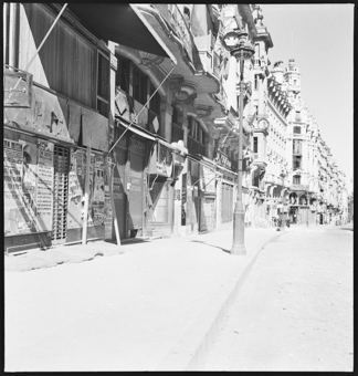 Menschenleere Strasse