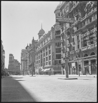Menschenleere Strasse, Gran Via