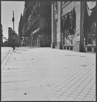 Menschenleere Strasse, Gran Via