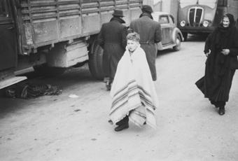 Spanische Flüchtlinge in Le Perthus
