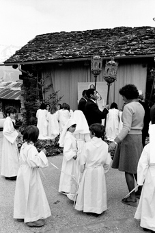 Les Marécottes,  l'arête du Luisin sur Les Marécottes