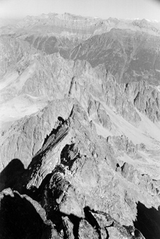 Les Marécottes,  le lac de Salanfe depuis le Luisin