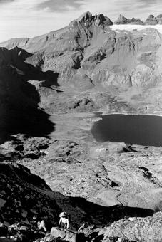 Les Marécottes,  les aiguilles dorées Glacier du Trient