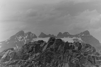 Les Marécottes, Dents du midi depuis le luisin