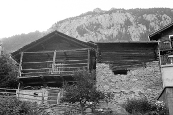 Les Marécottes, la cascade du Daillet les Granges sur Salvan
