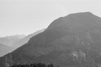 Les Marécottes, Mont de l'Arpille depuis les Granges sur Salvan
