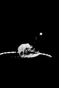 Monthey, L'usine Ciba-Geigy la nuit