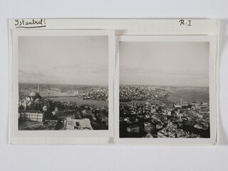 Türkei, Istanbul: Stadtansicht; Karteikarte: Panoramaansicht von Istanbul