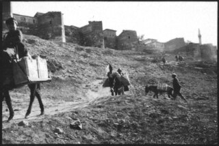Türkei, Ankara: Festung; Reiter unterhalb der Festung von Ankara