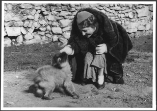 Hanni Waldapfel mit einem jungen anatol. Schäferhund | L VI 37