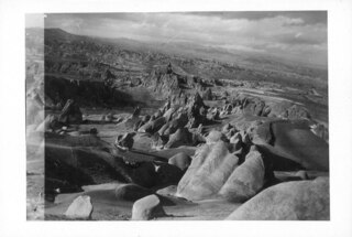 Türkei, Göreme: Landschaft; Felsenlandschaft