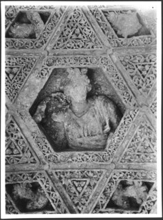 Libanon, Baalbek: Tempel; Detailansicht Kassettendecke