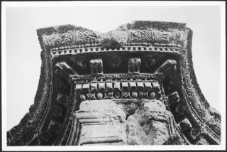 Libanon, Baalbek: Tempel; Detailansicht Rundtempel