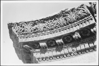 Libanon, Baalbek: Tempel; Detailansicht Rundtempel