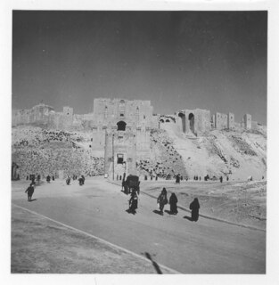 Syrien, Aleppo: Zitadelle; Ansicht Zitadelle