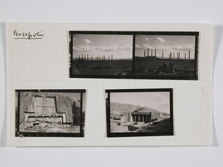 Persien, Persepolis: Ruinen; Karteikarte: Ruinen von Persepolis
