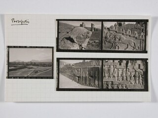 Persien, Persepolis: Ruinen u. Reliefs; Karteikarte: Ruinen; Detailansicht Reliefs