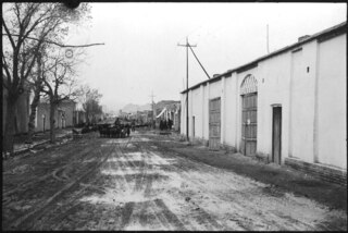 Persien: Siedlung; Strasse in einer Siedlung