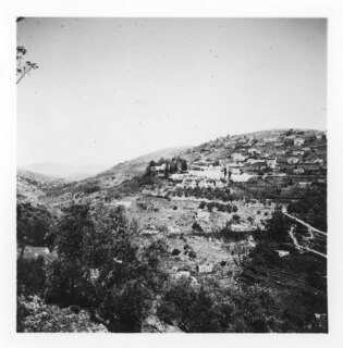 Libanon, Beid-eddin (Beit ed Din, Beiteddin): Siedlung; Hügel mit Häuser