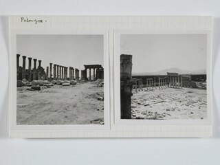 Syrien, Palmyra: Ruinen; Karteikarte: Ruinen