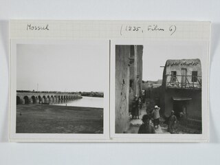 Irak, Mossul: Stadt; Karteikarte: Brücke; Strassenszene