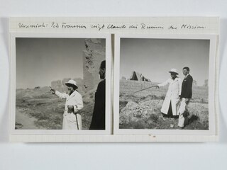 Persien, Urumiah (Urmia): Christliche Mission; Karteikarte: Claude Clarac und der Pater Pierre Franssen