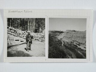 Persien, Täbris (Täbriz): Knabe u. Landschaft; Karteikarte: Knabe; Landschaft mit Flussbett