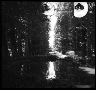 Persien, Farmanieh (Farmaniye): Landschaft (Lokalisierung unsicher); Teich
