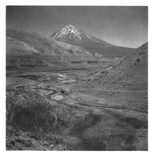 Persien, Elburs-Gebirge (Elburz): Landschaft; Schneebedeckter Demawand (Dawawand)