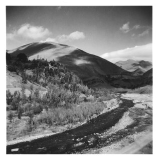 Persien, Schalus-Pass (Chalus Strasse) im Elburs-Gebirge (Elburz): Landschaft; Landschaft mit Fluss